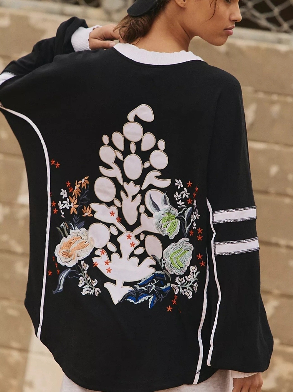 Free People Rugby Ready Logo Layer Sz M